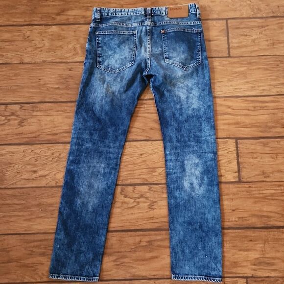 &Denim Slim low waist womens 32/32 blue denim jeans - Picture 5 of 7